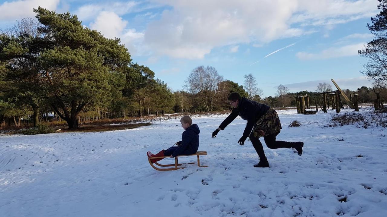 Chalet Op De Veluwe # Berk 皮滕 外观 照片